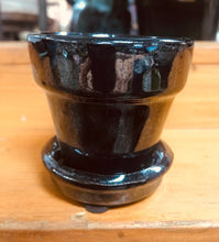 Load image into Gallery viewer, Small 3&quot; Classic Style Mini Glazed Ceramic Planter attached saucer