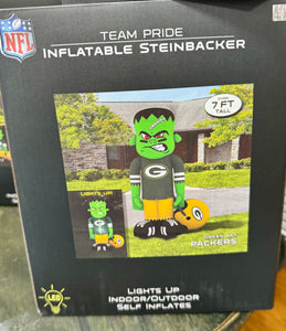 NFL Packers inflatable Steinbacker for Halloween