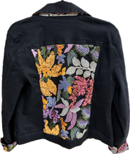 Load image into Gallery viewer, Elite Style Black Denim Jean Jacket Embroidered Accents A.Z.I. Brand