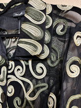 Load image into Gallery viewer, Swing Jacket Olive Ombre Swirl Damee Brand