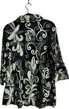 Load image into Gallery viewer, Swing Jacket Olive Ombre Swirl Damee Brand