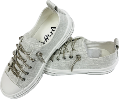 Sparkle Glitter Woman's Canvas Sneakers Very G Brand