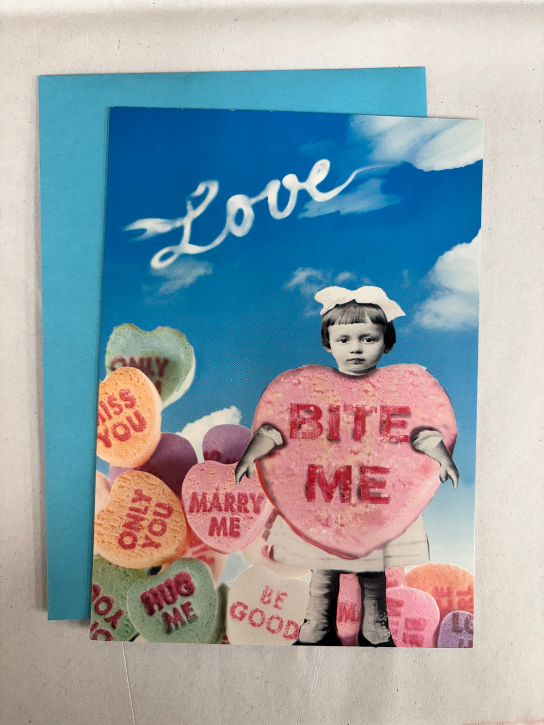 ' Love BITE ME ...  '   Blank Note Card by Erin Smith