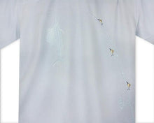 Load image into Gallery viewer, Swordfish Bamboo Cay Men&#39;s Short Sleeve Shirt Embroidered Chalk Blue